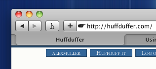 Huffduffer toolbar icon